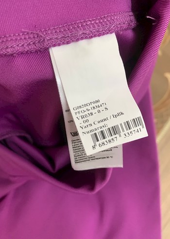 USP ASSN Mor Yüksek Bel Spor Tayt Kadın - Görsel 4