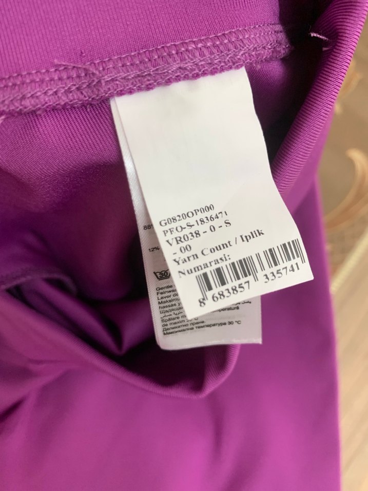 USP ASSN Mor Yüksek Bel Spor Tayt Kadın - Görsel 4