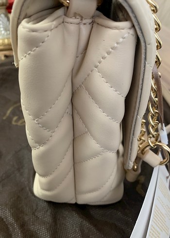 Pierre Cardin Zincir Detaylı bej Kadın Çanta - Görsel 7