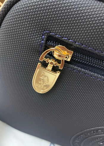 uspa Lacivert Deri Kemer Detaylı Kadın Çanta - Görsel 3