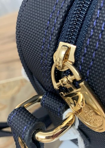 uspa Lacivert Deri Kemer Detaylı Kadın Çanta - Görsel 4