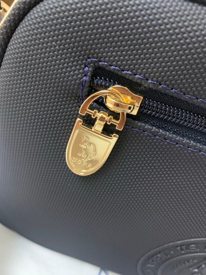 uspa Lacivert Deri Kemer Detaylı Kadın Çanta - Görsel 3