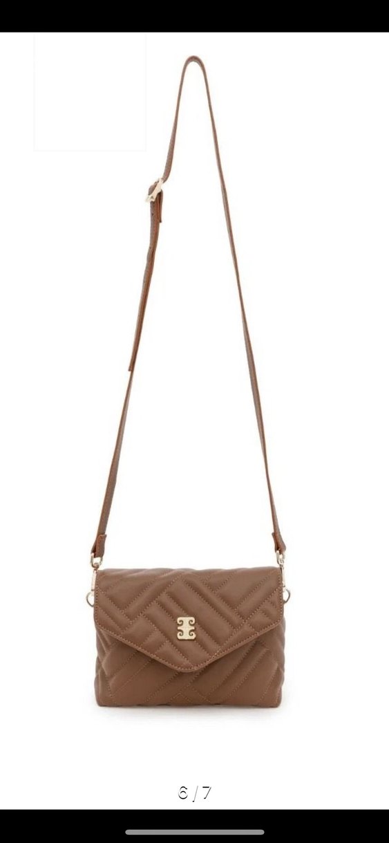 pierre cardin Deri Kemerli taba Zebra Desenli Kadın Çanta - Görsel 4