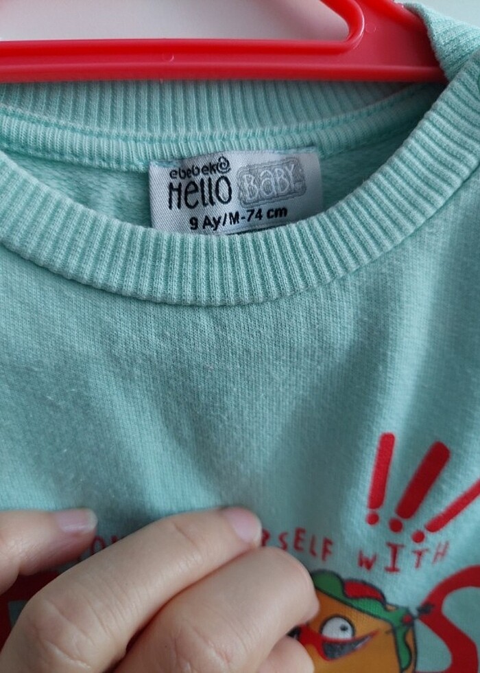 Hello baby sweatshirt - Görsel 3