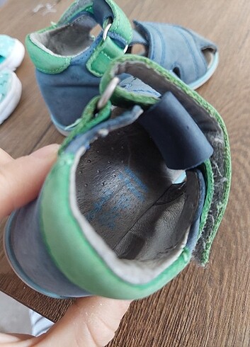 Ortopedik deri sandalet - Görsel 5