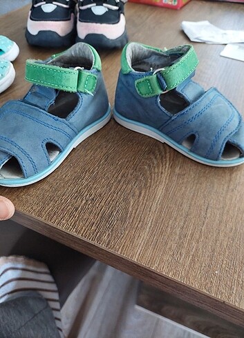 Ortopedik deri sandalet - Görsel 7