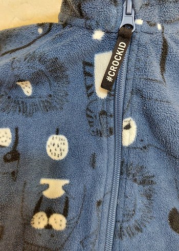 Koyu Mavi Desenli Bebek Tulumu - Görsel 5