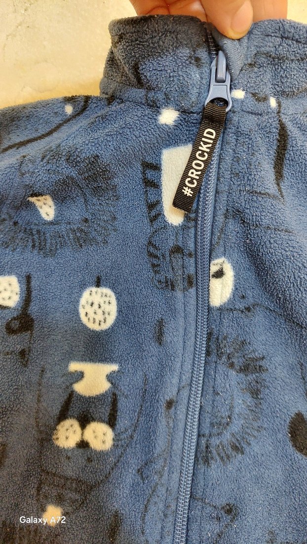 Koyu Mavi Desenli Bebek Tulumu - Görsel 5