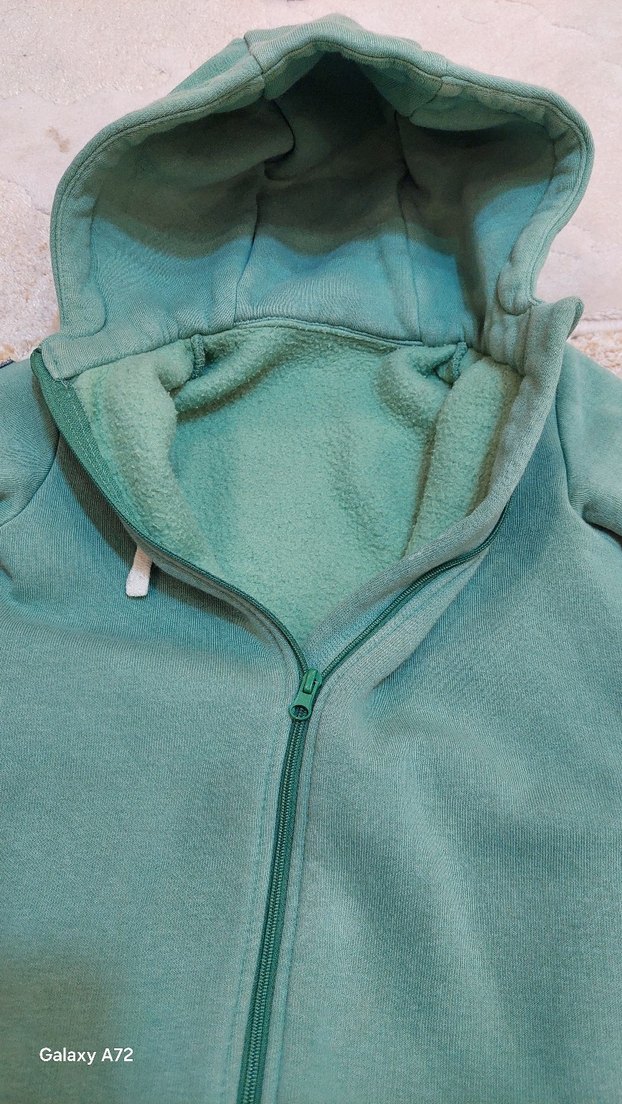 Kapüşonlu Fermuarlı Bebek Tulumu - Görsel 2