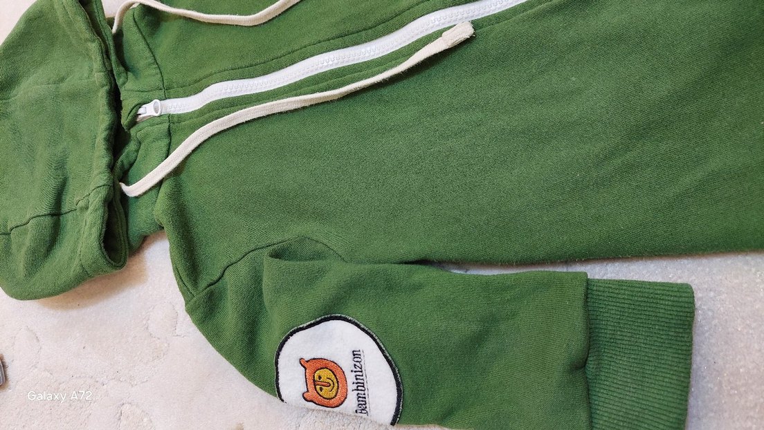 Yeşil Fermuarlı bebek Tulumu - Görsel 4