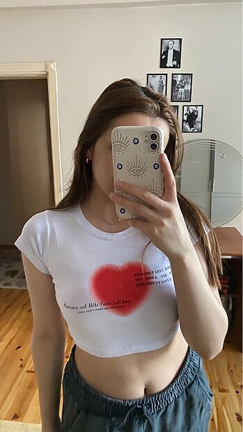 Crop tisort