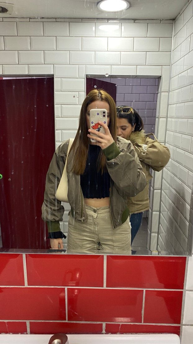 Yesil boomber ceket - Görsel 2