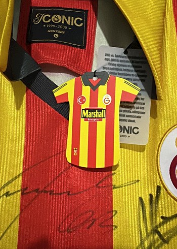 Galatasaray Retro İmzalı Forma - Görsel 3