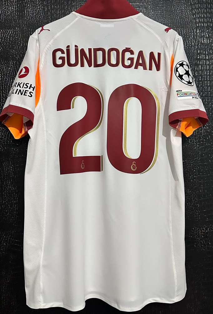 Galatasaray İlkay Gündoğan Şampiyonalar Ligi Maç Forması - Görsel 4