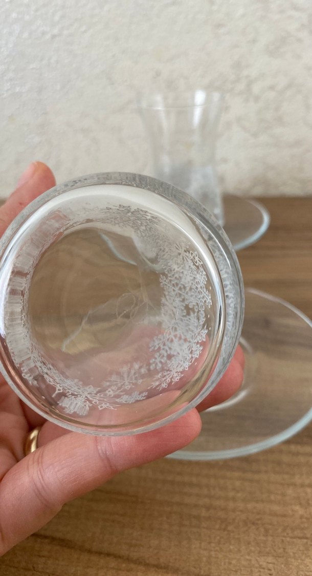 Paşabahçe çay bardağı ve tabağı - Görsel 3