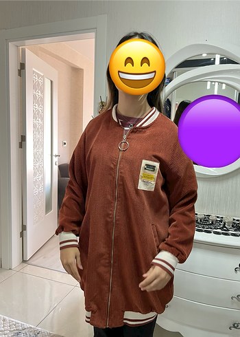Diğer Kadın Kahverengi Midi Düğmeli Ceket