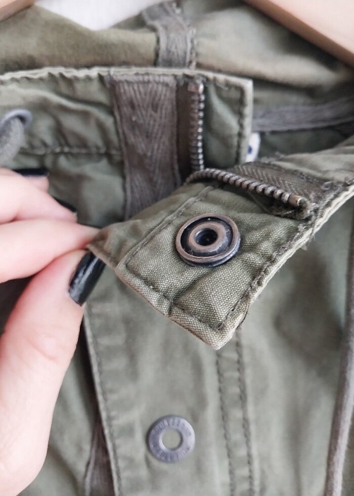 PULL&BEAR, M beden parka - Görsel 5