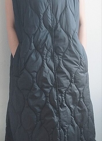 H&M, XS beden uzun yelek mont - Görsel 2