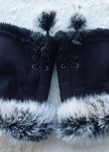 Tüylü kokoş eldiven - Görsel 3