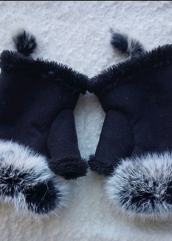 Tüylü kokoş eldiven - Görsel 2