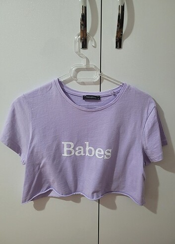Yarım kollu kısa tshirt