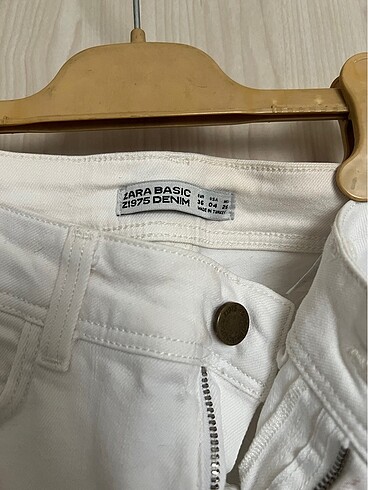 s Beden beyaz Renk Zara pantolon