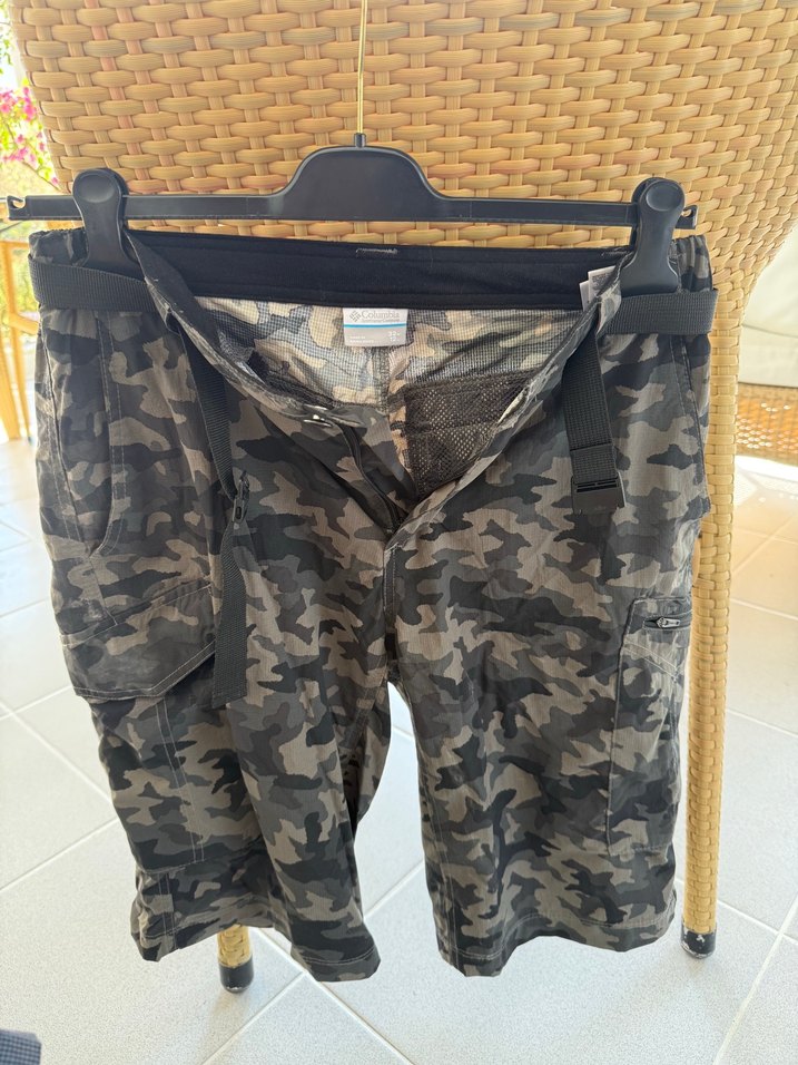 Gri Kamuflaj Desenli Kemerli Erkek mayo - Görsel 3