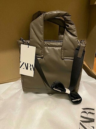 Zara marka paraşüt kumaş çanta