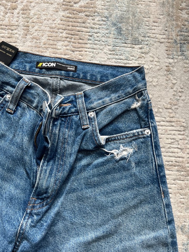 Mavi ICON Rahat Kesim Denim Jean — görsel 3/8