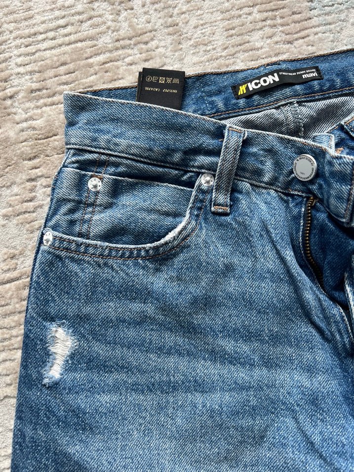 Mavi ICON Rahat Kesim Denim Jean — görsel 4/8