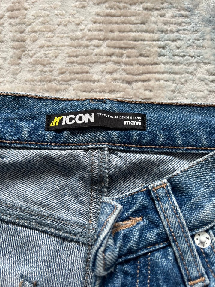 Mavi ICON Rahat Kesim Denim Jean — görsel 6/8