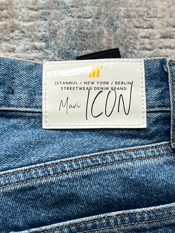 Mavi ICON Rahat Kesim Denim Jean — görsel 5/8