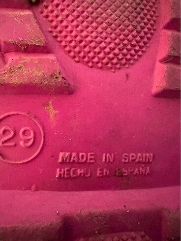 29 Beden pembe Renk İgor 29 numara yağmur çizmesi