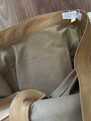 Zara Tiny Deri Pantolon