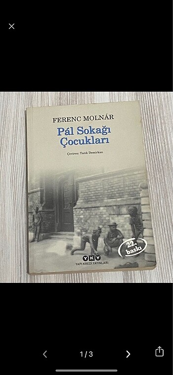 Pal sokağı çocukları okuma kitabı