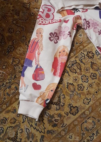 Civil Renkli Barbie Baskılı Kız Eşofman Takımı