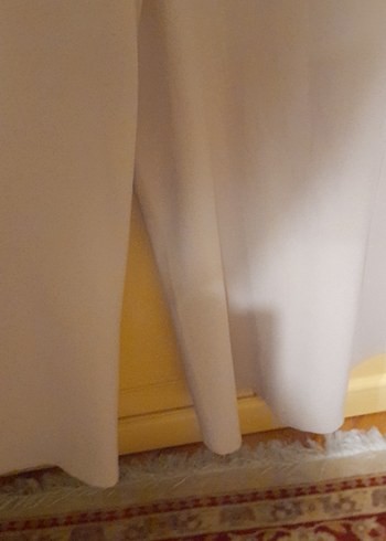 Bej Drapeli Uzun Hamile Eteği - Görsel 8