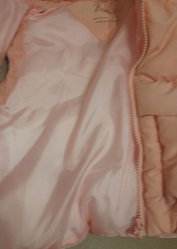Kız Çocuk Pembe Fermuarlı Yelek - Görsel 3