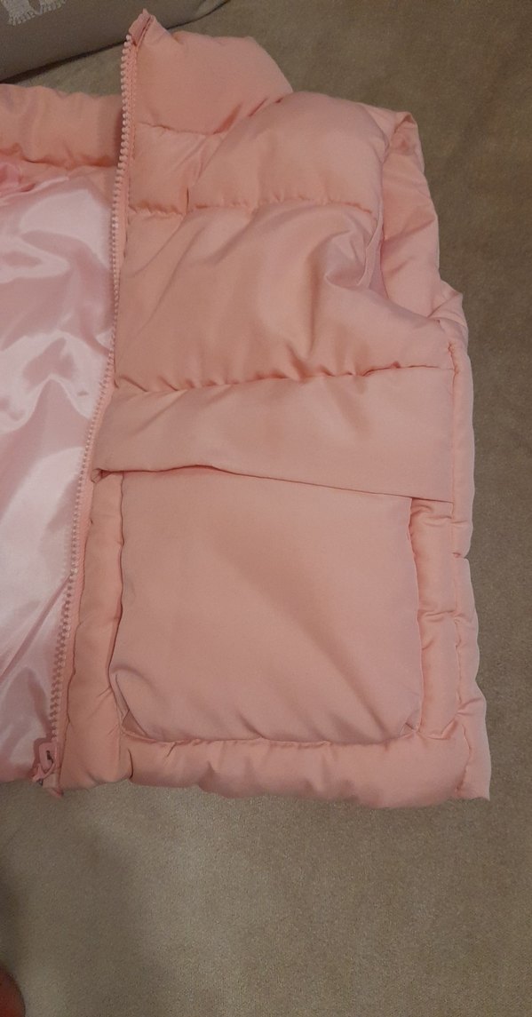 Kız Çocuk Pembe Fermuarlı Yelek - Görsel 5
