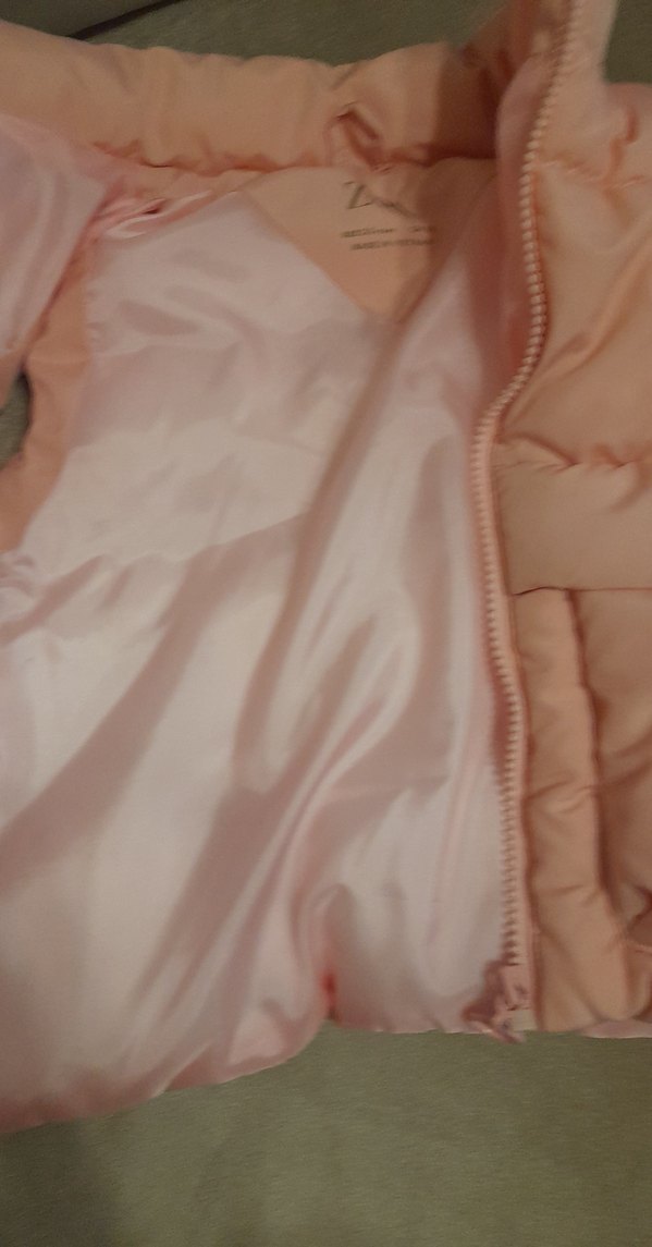 Kız Çocuk Pembe Fermuarlı Yelek - Görsel 3