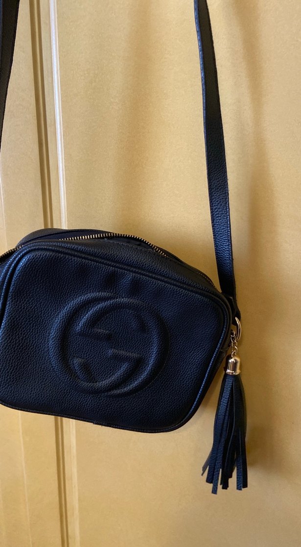 Siyah Deri Püsküllü Kadın Çantası - Görsel 3