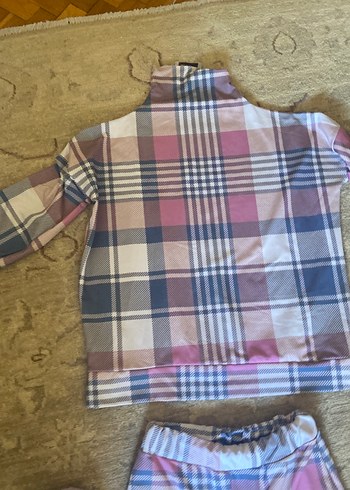 Pembe Bağlama Desenli Hamile Pijama Takımı - Görsel 3