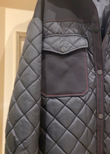 Düğmeli Siyah Deri Kadın Ceket - Görsel 3