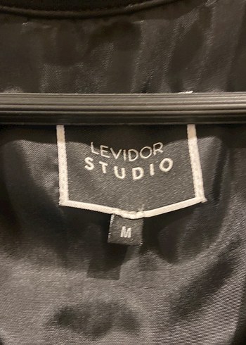 Düğmeli Siyah Deri Kadın Ceket - Görsel 6