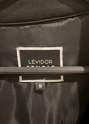 Düğmeli Siyah Deri Kadın Ceket - Görsel 5