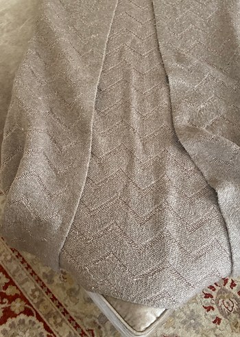 Uzun  hakı trıko hırka - Görsel 2