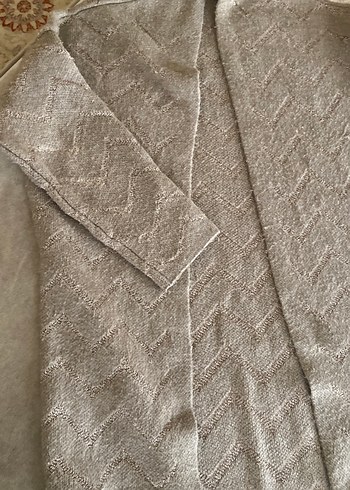 Uzun  hakı trıko hırka - Görsel 5