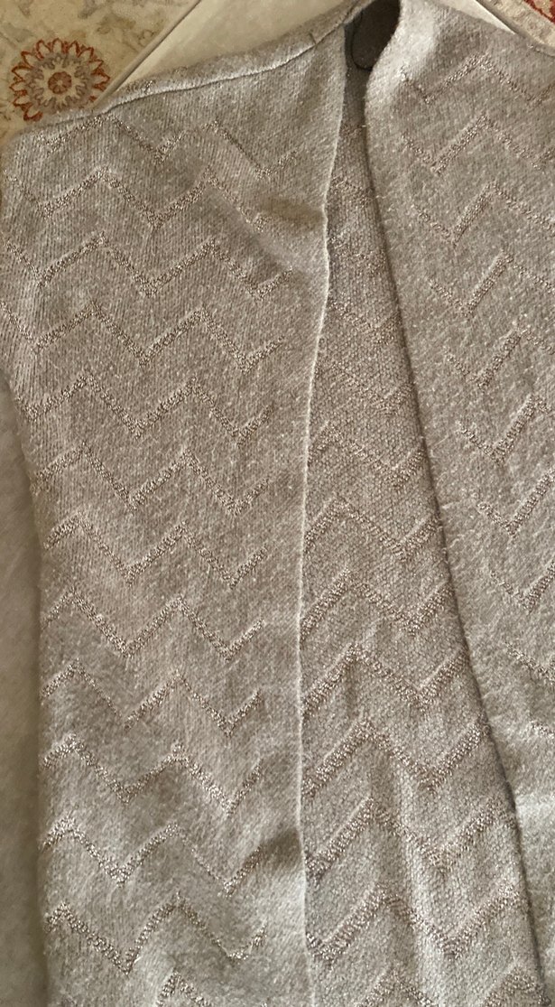 Uzun  hakı trıko hırka - Görsel 4