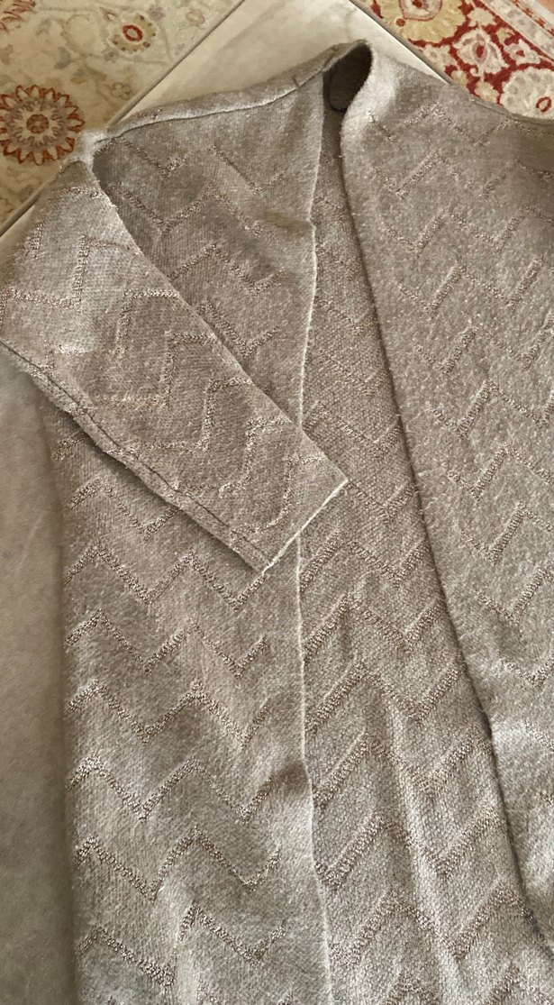 Uzun  hakı trıko hırka - Görsel 5