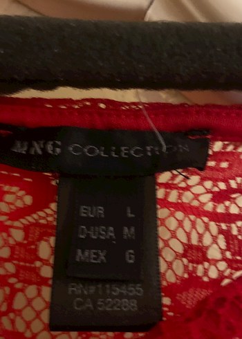 Dantel Detaylı Kırmızı V Yaka Midi Elbise - Görsel 4